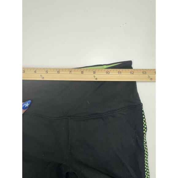 Victorias Secret Sport Womens Leggings Size XS Black Rainbow Knockout Capri - Picture 7 of 11